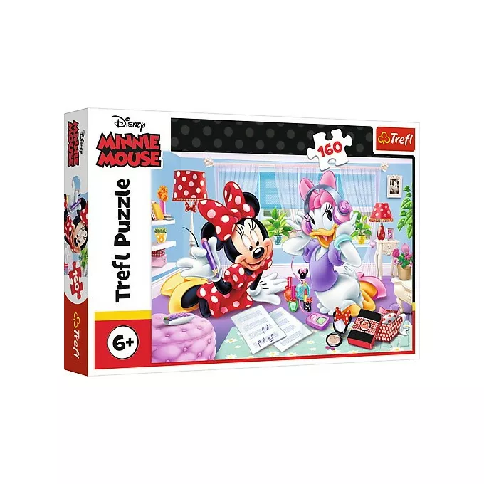 Puzzle 160 elementów - Disney Minnie, Dzień z przyjaciółmi