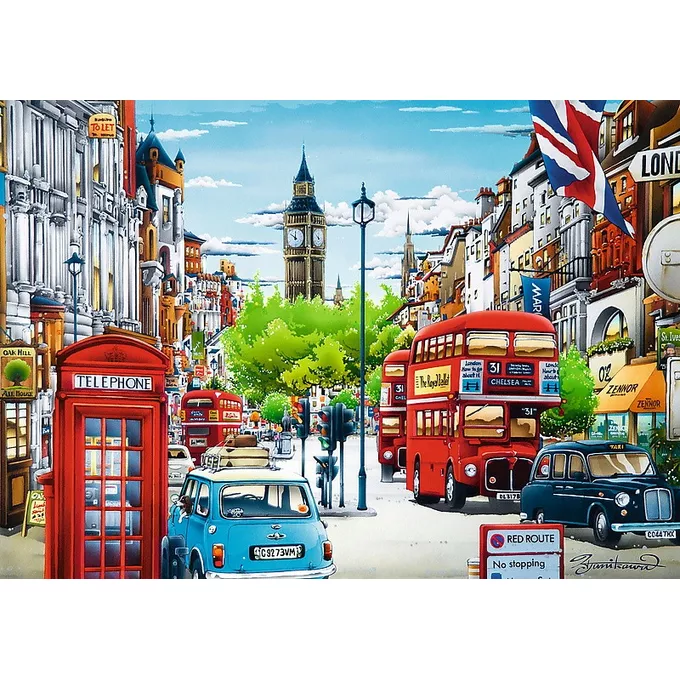 Trefl Puzzle 1000 elementów - Ulica Londynu