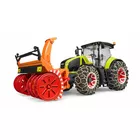 BRUDER Traktor Claas Axion 950 z plugiem snieznym