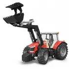 BRUDER Traktor Massey Ferguson 7600 z ladowaczem