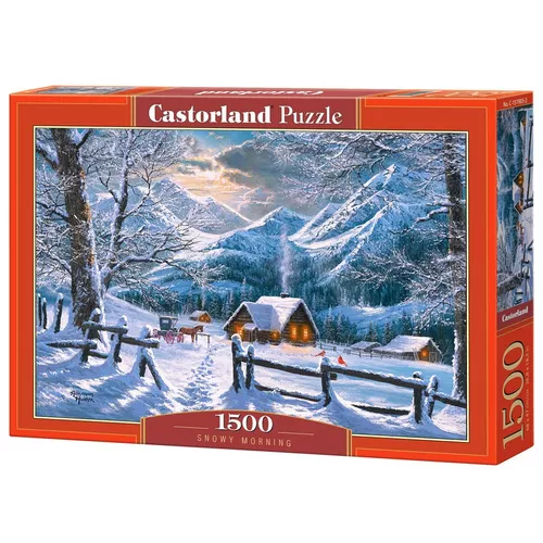 Castor Puzzle 1500 elementów Śnieżny poranek