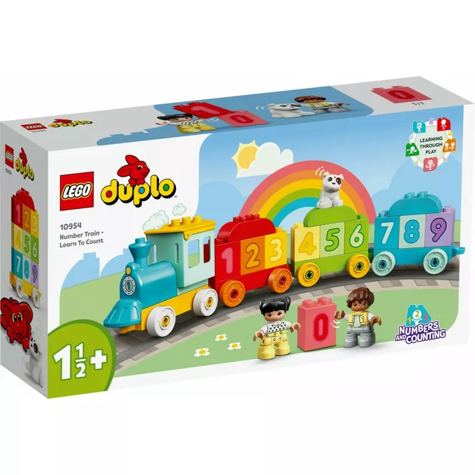 LEGO Klocki DUPLO 10954 Pociąg z cyferkami - nauka liczenia