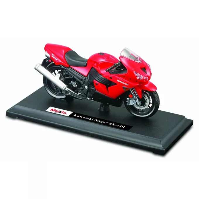 Model Motocykl Kawasaki Ninja ZX -14 z podstawką 1/18