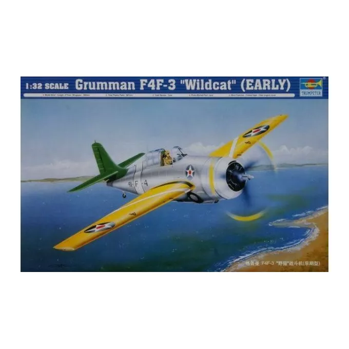 Model do sklejania Grumman F4F-3 Wildcat early 1/32