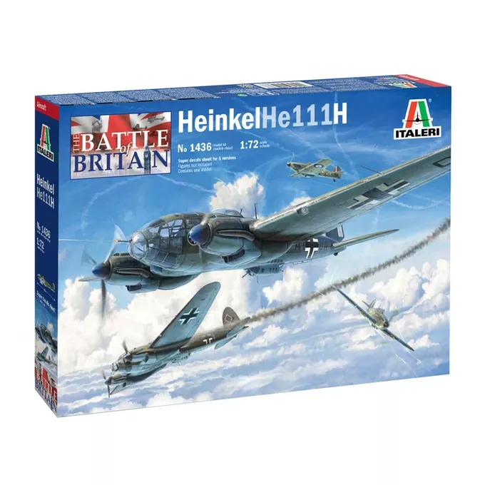 Italeri Model plastikowy Heinkel He 111H Battle of Britain 80th