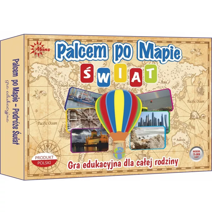 Gra Palcem po mapie - Świat