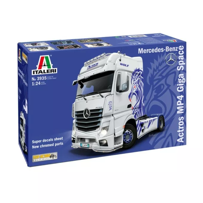 Italeri Model plastikowy Mercedes Benz Actros MP4 Show Truck