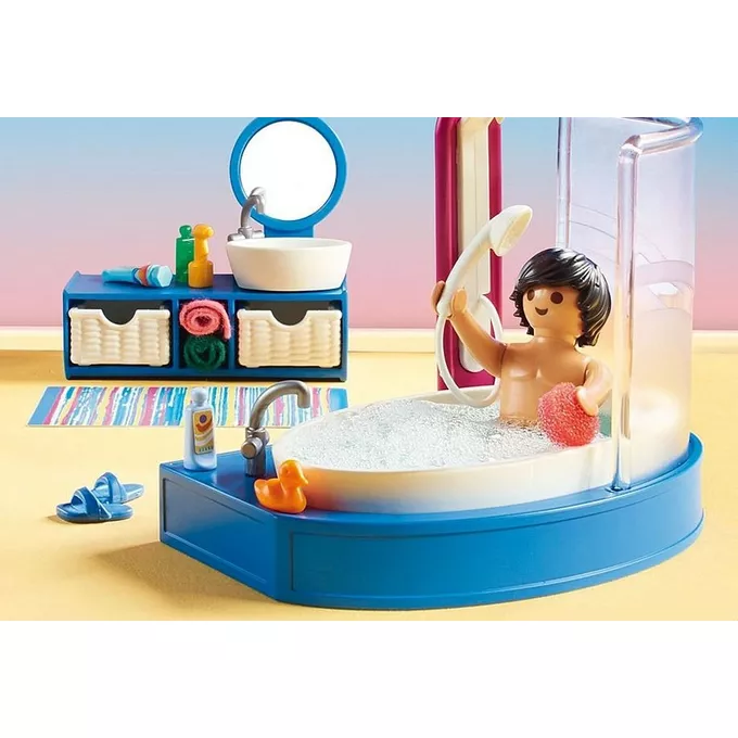 Playmobil Zestaw z figurkami Dollhouse 70211 Łazienka z wanną