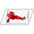 Klocki Fokker Dr.1 Red Baron