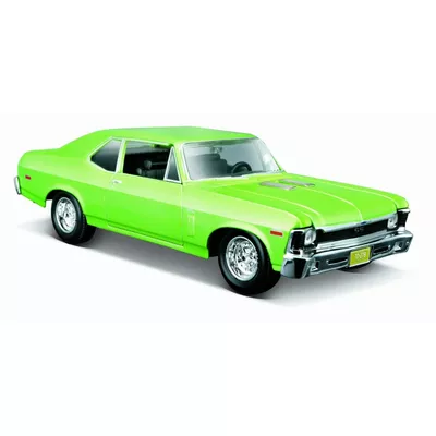 Maisto Model kompozytowy Chevy Nova SS 1970 zielony 1:24