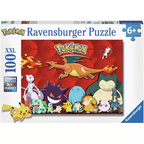 Ravensburger Polska Puzzle 100 elementów XXL Pokemon