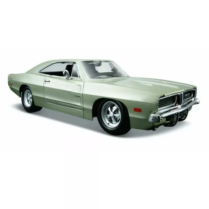 Maisto Model kompozytowy Dodge Charger R/T 1969 srebrny