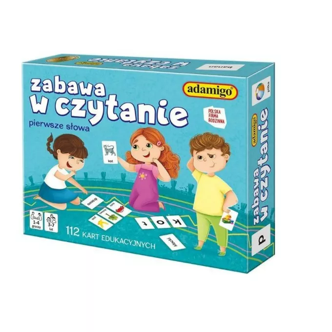 Adamigo Zabawa w czytanie Gra edukacyjna