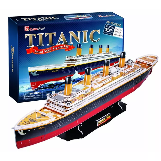 Cubic Fun Puzzle 3D Titanic Duży