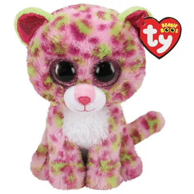 Maskotka TY Beanie Boos Różowy Leopard Lainey