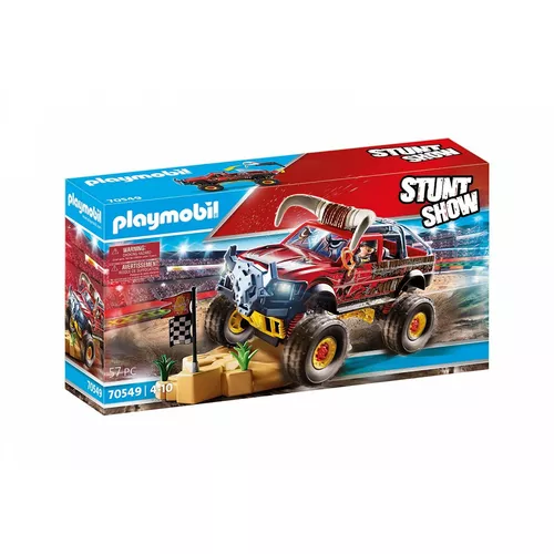 Playmobil Zestaw z pojazdem Stunt Show 70549 Monster Truck Rogacz