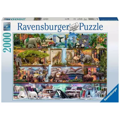 Puzzle 2000 elementów Świat zwierząt