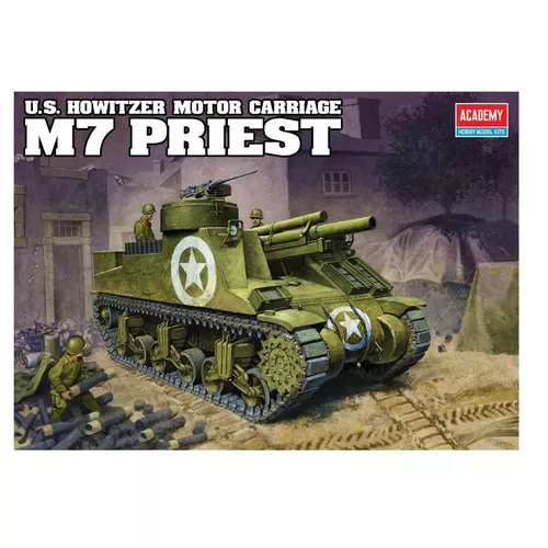 Academy Model do sklejania  M7 105mm SPG Priest