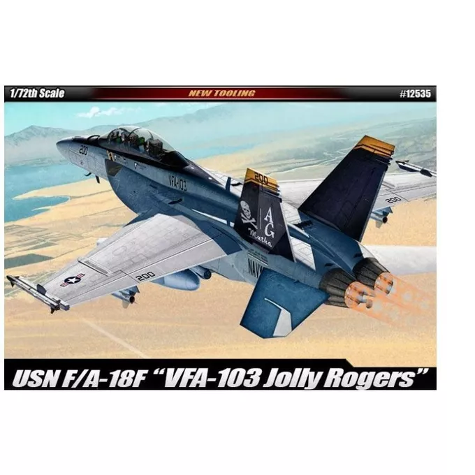 Model plastikowy F/A-18F USN VF-103 Jolly Rogers