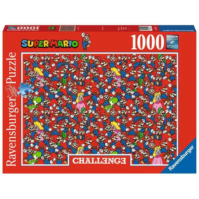 Ravensburger Polska Puzzle 1000 elementów Challange, Super Mario Bros