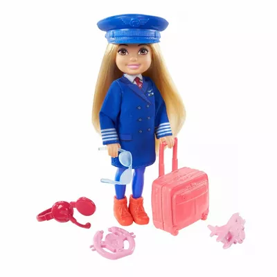 Mattel Lalka Barbie Chelsea Kariera Lalka  Pilotka