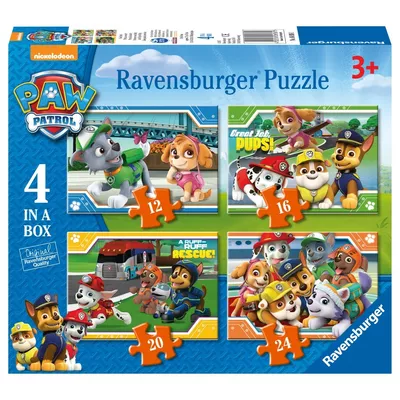 Ravensburger Polska Puzzle 4w1 Drużyna Psi Patrol