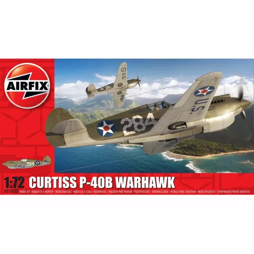 Airfix Model do sklejania Curtiss P-40B Warhawk