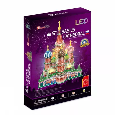 Cubic Fun Puzzle 3D LED Katedra Św. Bazylego