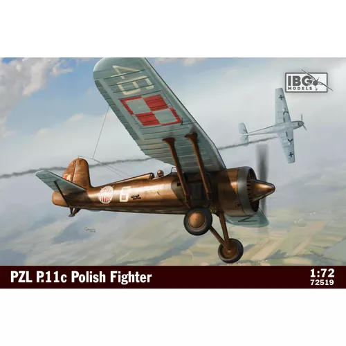 Ibg Model do sklejania PZL P.11c Polish Fighter Plane