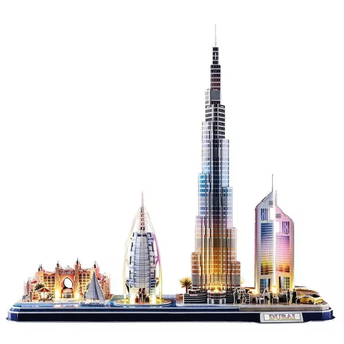 Puzzle 3D LED Dubaj