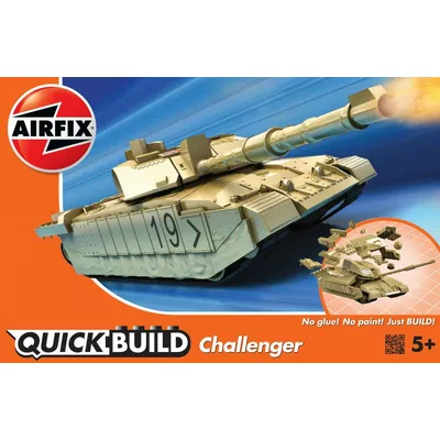 Model Quickbuild Challenger Tank Desert