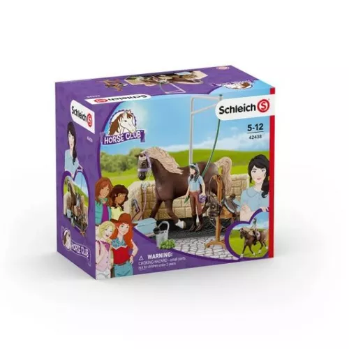 Schleich Zestaw figurek Myjnia dla koni Horse Club Emily Luna