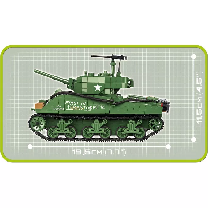 Klocki Sherman M4A3E2 Jumbo