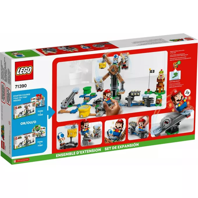 LEGO Klocki Super Mario 71390 Walka z Reznorami - zestaw dodatkowy