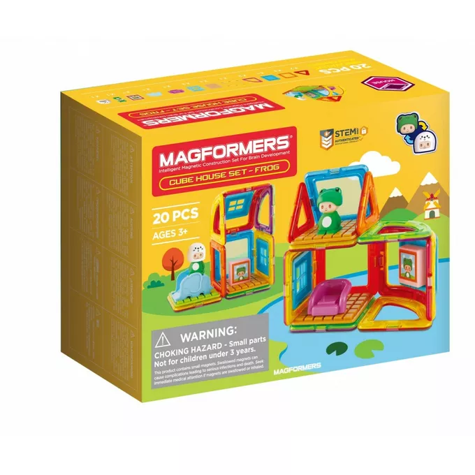 Magformers Klocki magnetyczne Cube House - Żaba