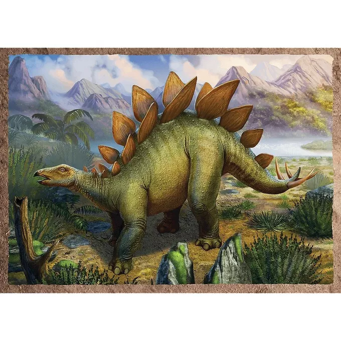 Puzzle 4w1 Ciekawe dinozaury