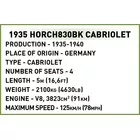 Cobi Klocki Klocki Horch830BK Cabriolet