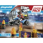 Playmobil Zestaw Pokaz kaskaderski z quadem i płonącą rampą