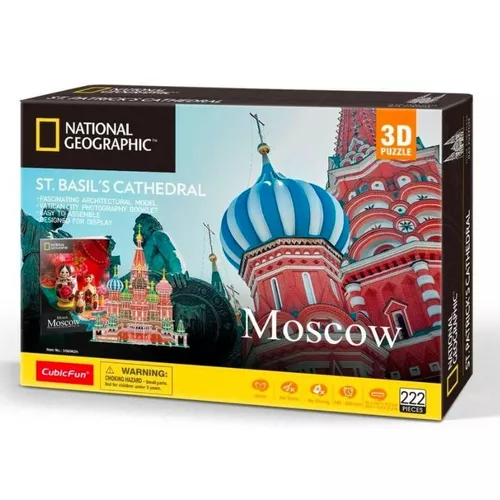 Cubic Fun Puzzle 3D National Geographic Sobór Św. Bazyla 222 elementów