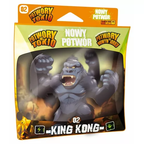 Portal Games Gra Potwory w Tokio King Kong Dodatek