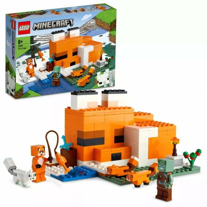 LEGO Klocki Minecraft 21178 Siedlisko lisów