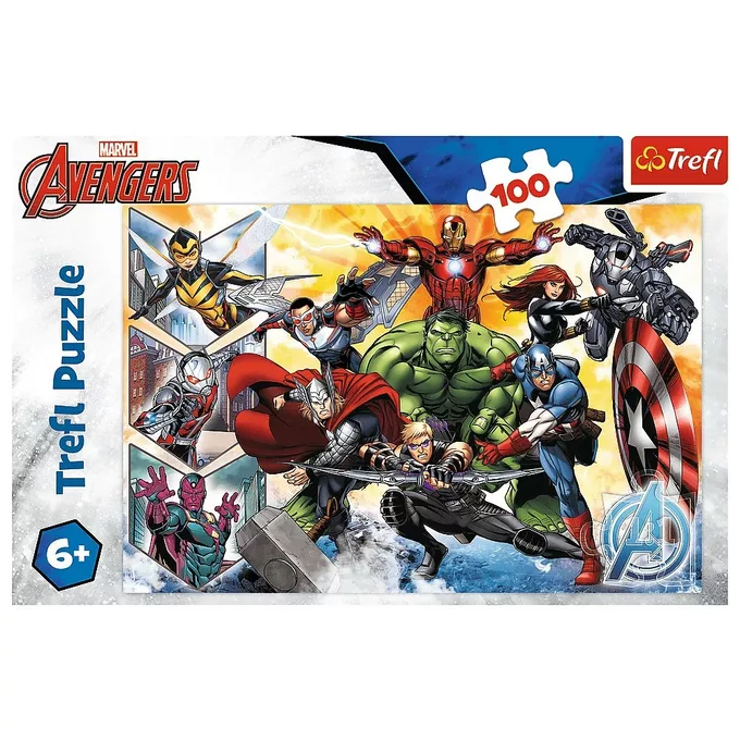 Trefl Puzzle 100 elementów Avengers Siła Avengersów