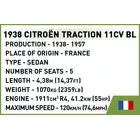 Klocki Citroen Traction 11CVBL