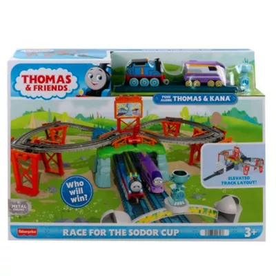 Fisher Price Zestaw torów Tomek i Przyjaciele Wyścig o Puchar Sodor Cup