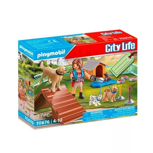 Playmobil Zestaw upominkowy City Life 70676 Treserka psów