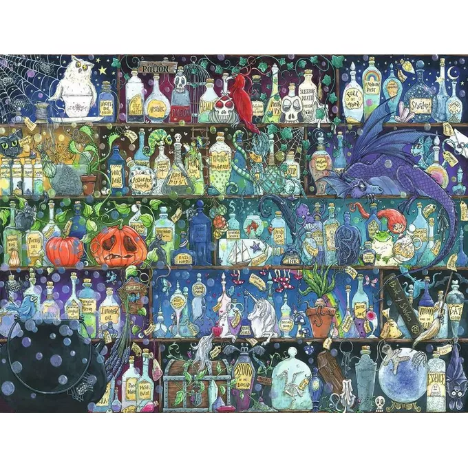 Ravensburger Polska Puzzle 2D 2000 elementów Trucizny i mikstury