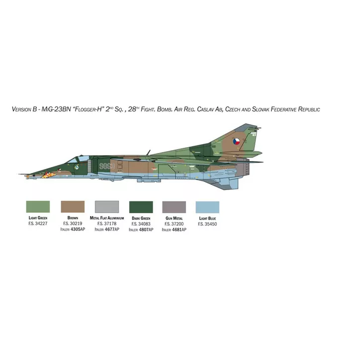 Italeri Model plastikowy MiG-27/MiG-23BN Flogger 1/48