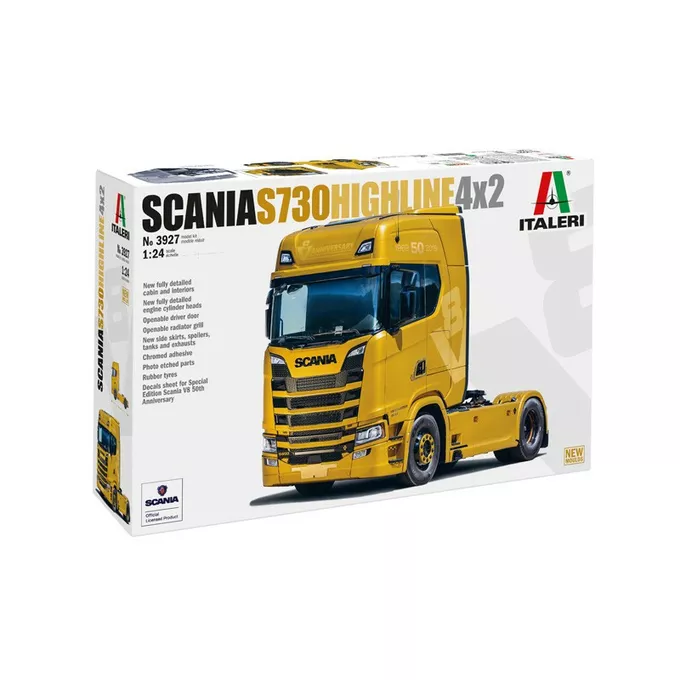 Italeri Model plastikowy Scania S730 Highline 4x2 1/24