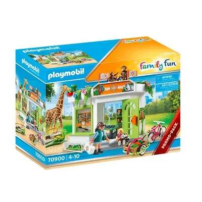 Playmobil Zestaw Family Fun 709 00 Lecznica zwierząt w Zoo