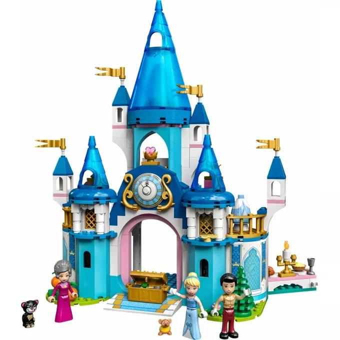 LEGO Klocki Disney Princess 43206 Zamek Kopciuszka i księcia z bajki